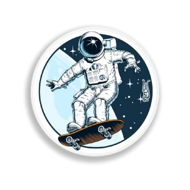 Suporte Pop Socket Netcase Astronaut On A Skateboard Cb Acess Rios