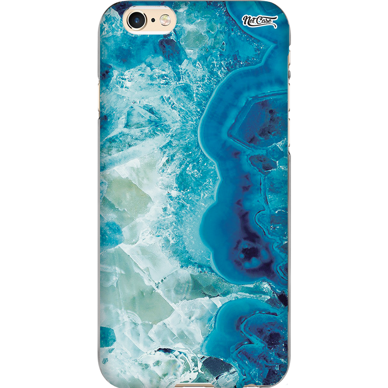 Capa Silicone NetCase Chapada Cristais Azul