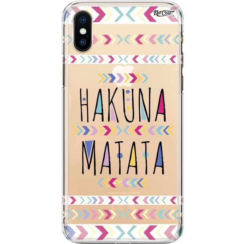 Capa Silicone NetCase Transparente Hakuna Matata Colors