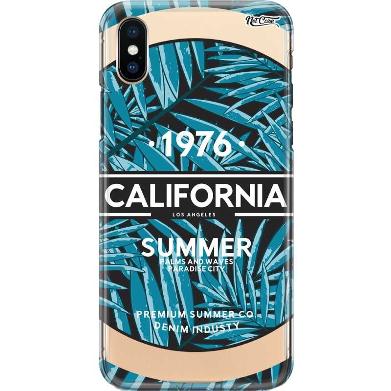 Capa Silicone NetCase Transparente California, Los Angeles Summer