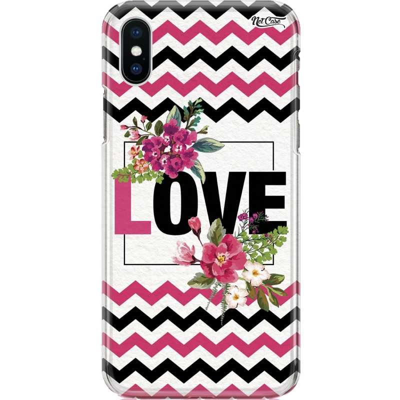 Capa Silicone NetCase Chapada Zig Zag Love Flores