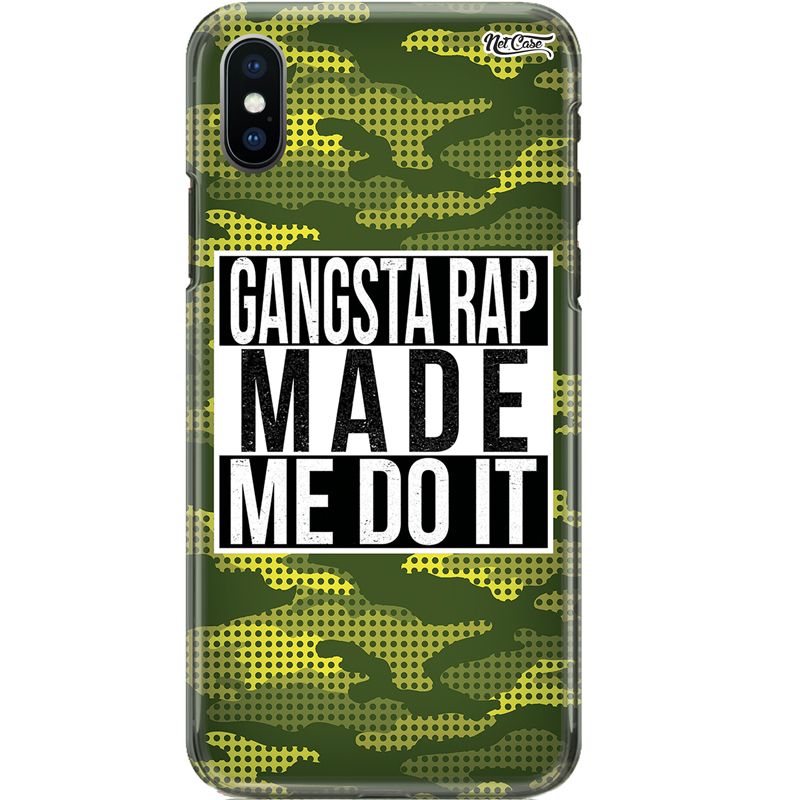 Capa Silicone NetCase Chapada Camuflada Gangsta Rap