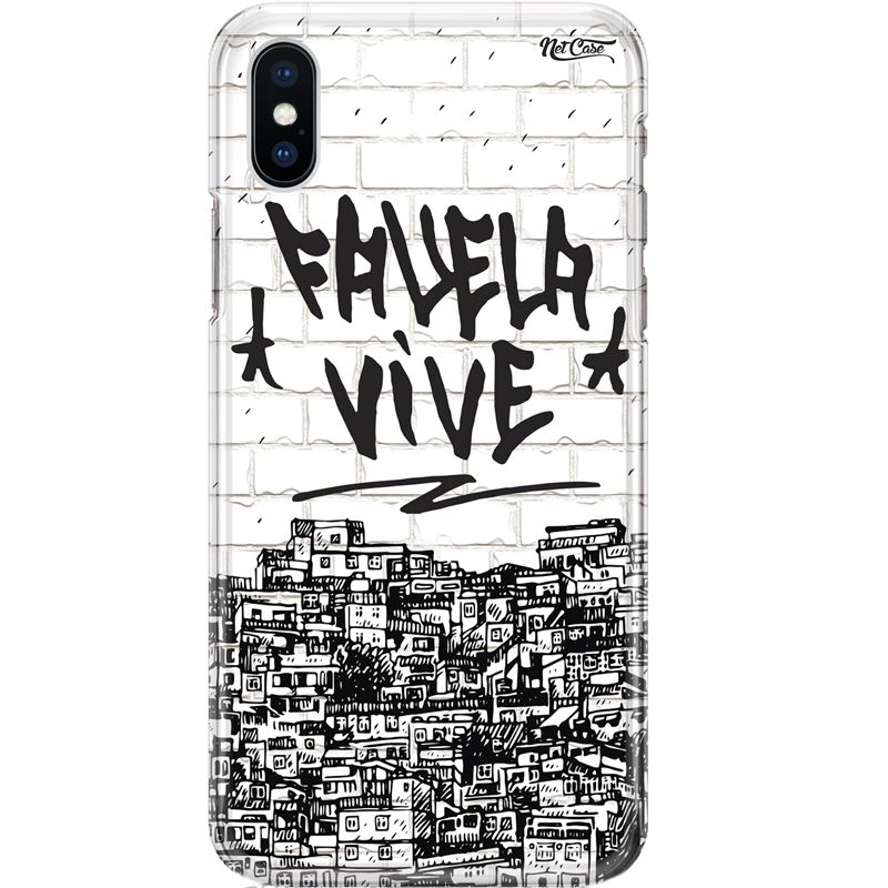 Capa Silicone NetCase Chapada 'Favela Vive'