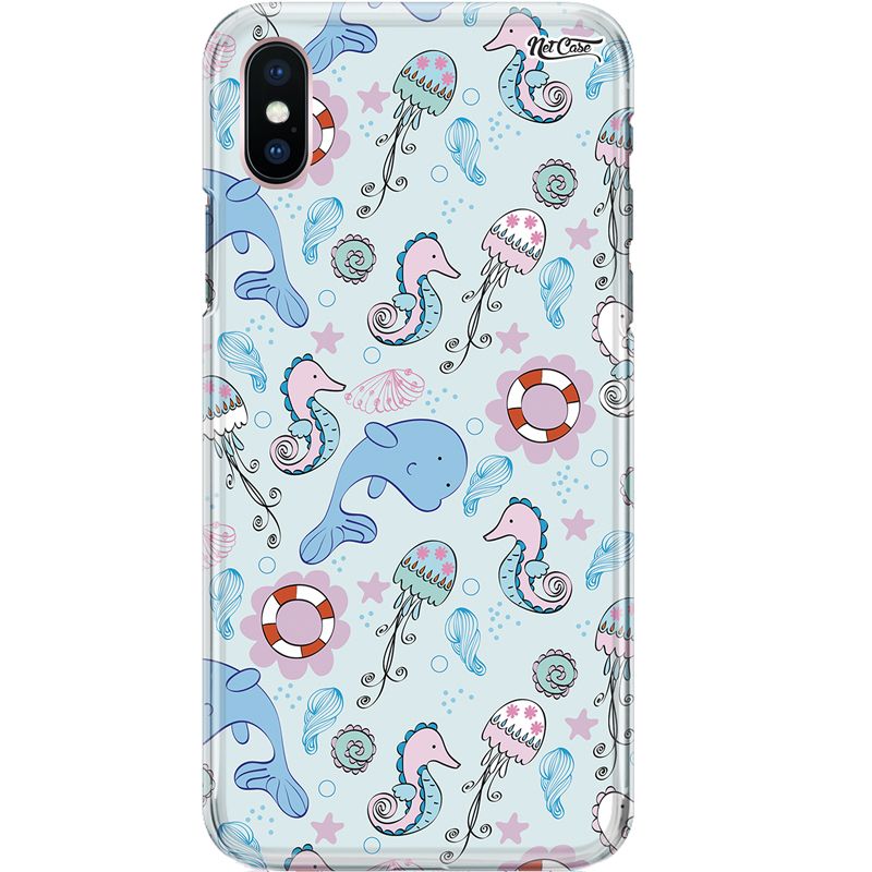 Capa Silicone NetCase Chapada Animais Marítimos