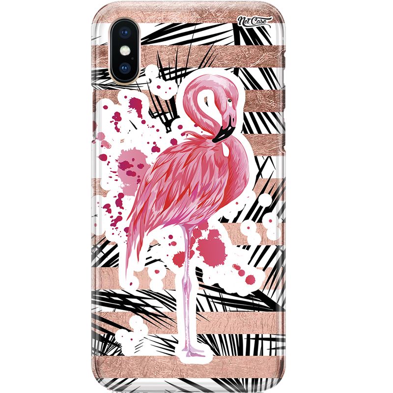 Capa Silicone NetCase Chapada Nature of Flamingo