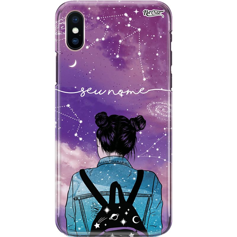 Capa Silicone NetCase Chapada Nome Girl Constellations