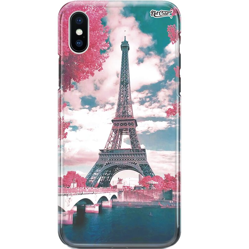 Capa Silicone NetCase Chapada Torre Eiffel Cerejeiras