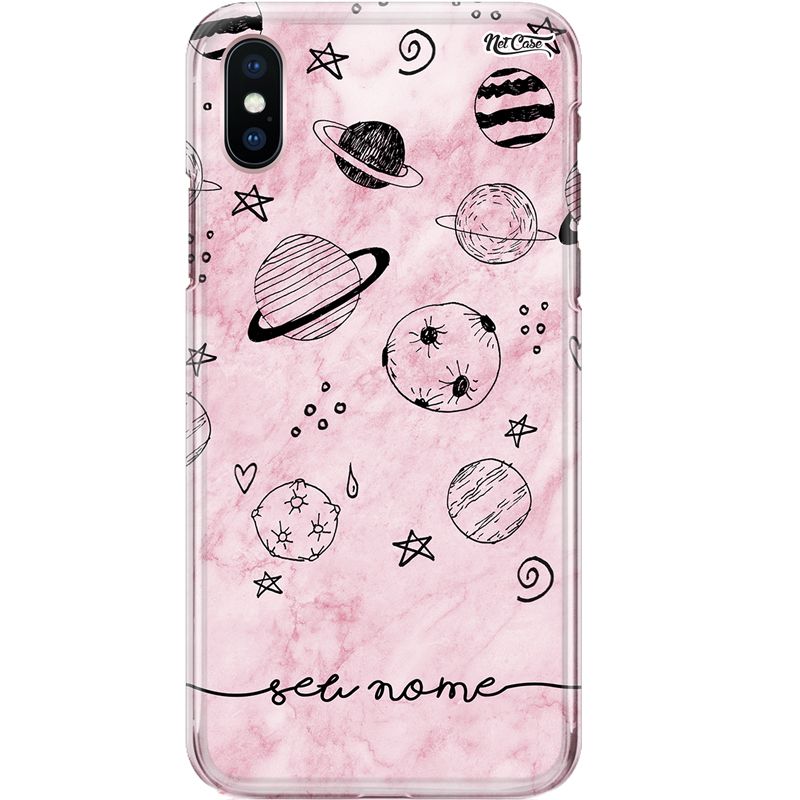 Capa Silicone NetCase Chapada Nome Drawing Planets