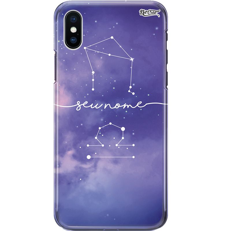 Capa Silicone NetCase Chapada Nome Signo Libra