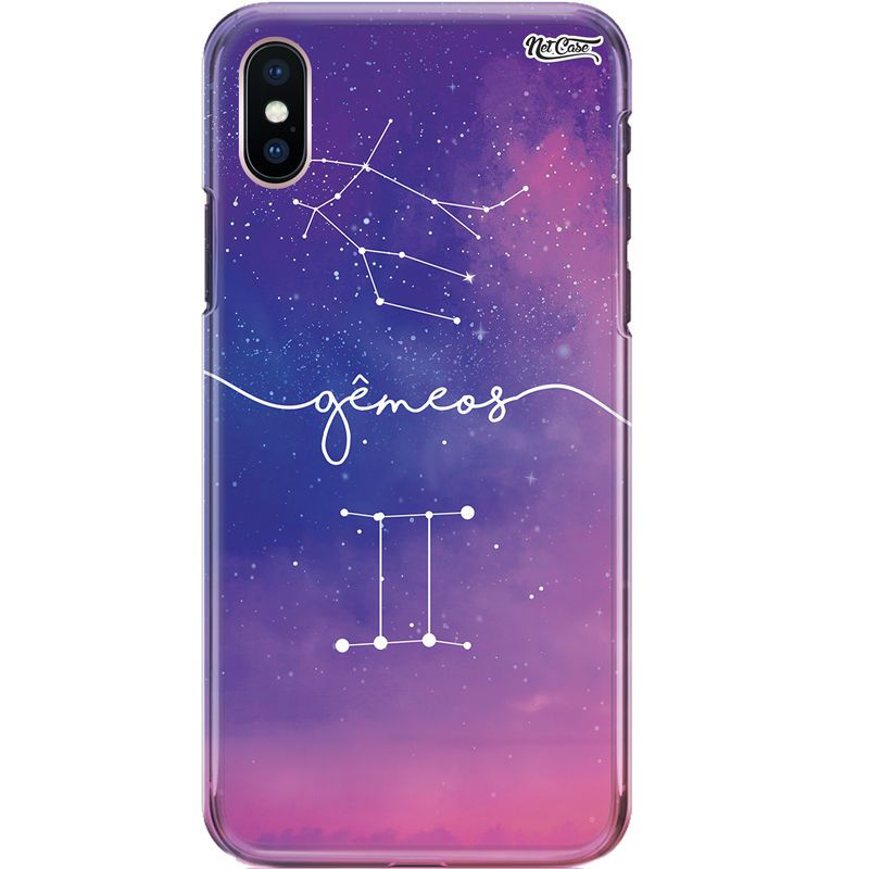 Capa Silicone NetCase Chapada Signo Gêmeos