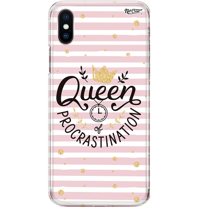 Capa Silicone NetCase Chapada Queen of Procrastination