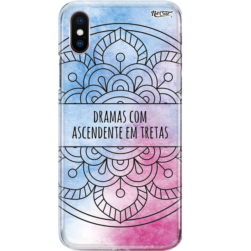 Capa Silicone NetCase Chapada Mandala Dramas com Ascendente em Tretas