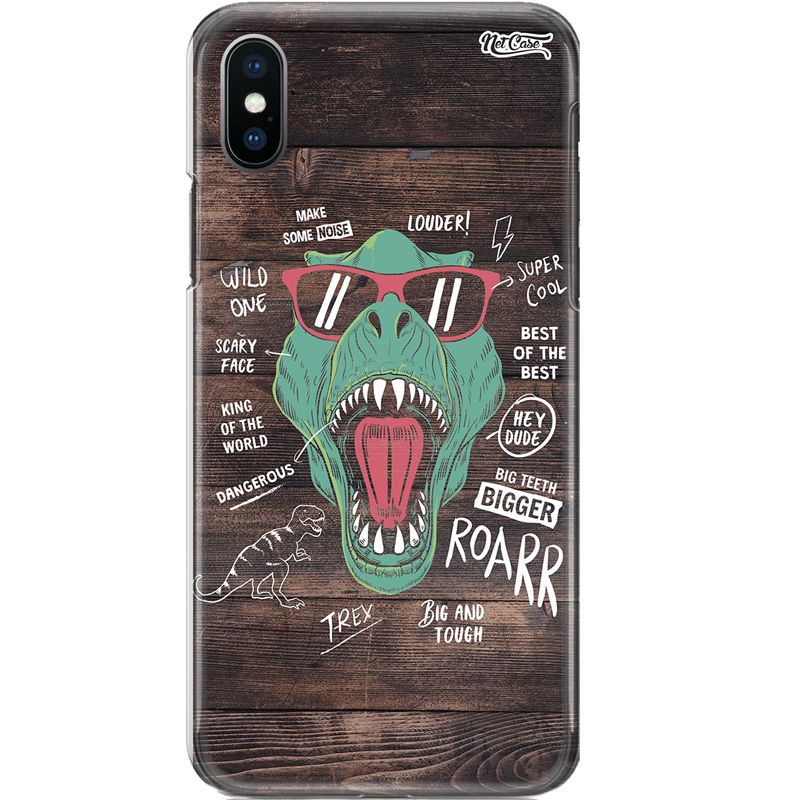 Capa Silicone NetCase Chapada Madeira T-Rex Super Cool