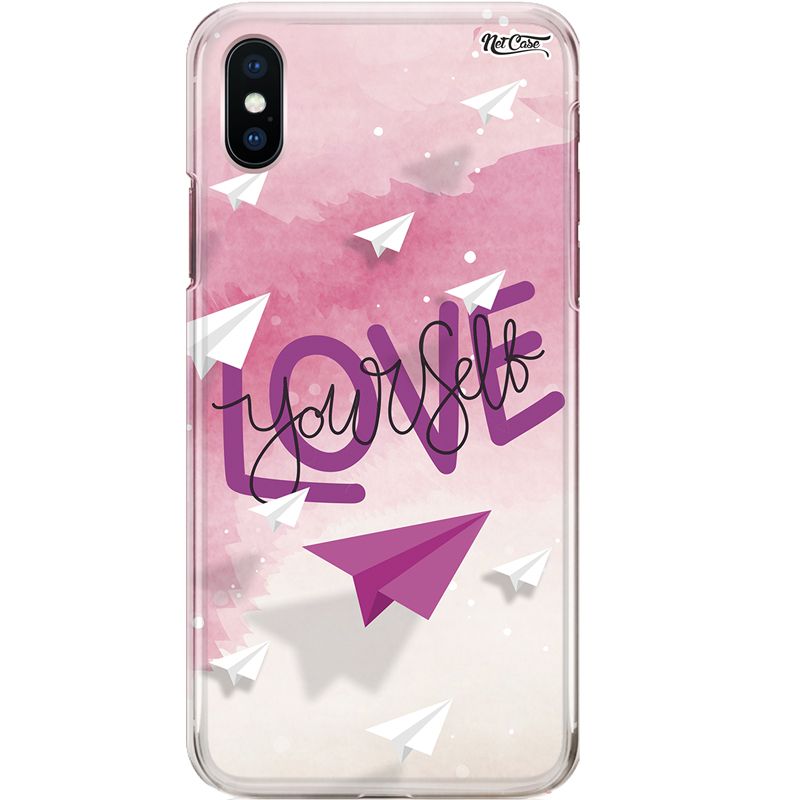 Capa Silicone NetCase Chapada Paper Planes: Love Yourself