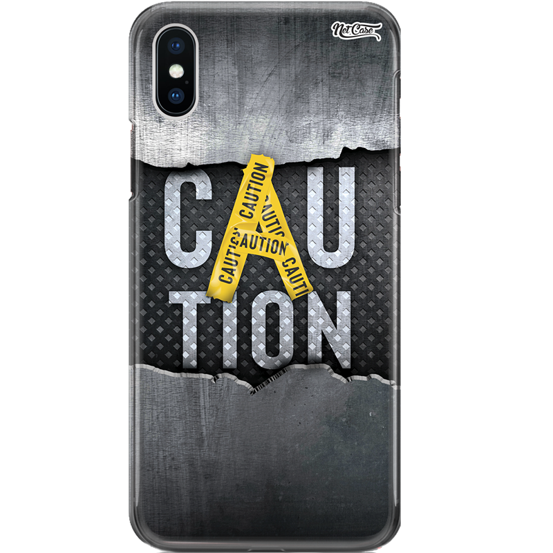 Capa Silicone NetCase Chapada Stone Caution