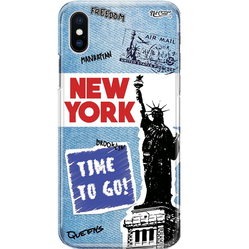 Capa Silicone NetCase Chapada New York Time To Go!