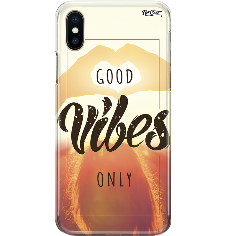 Capa Silicone NetCase Chapada Sunset Good Vibes Only