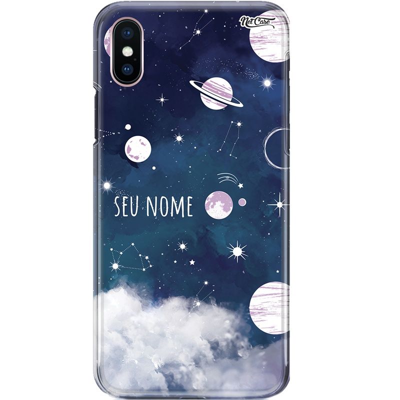 Capa Silicone NetCase Chapada Nome Planets and Constellations