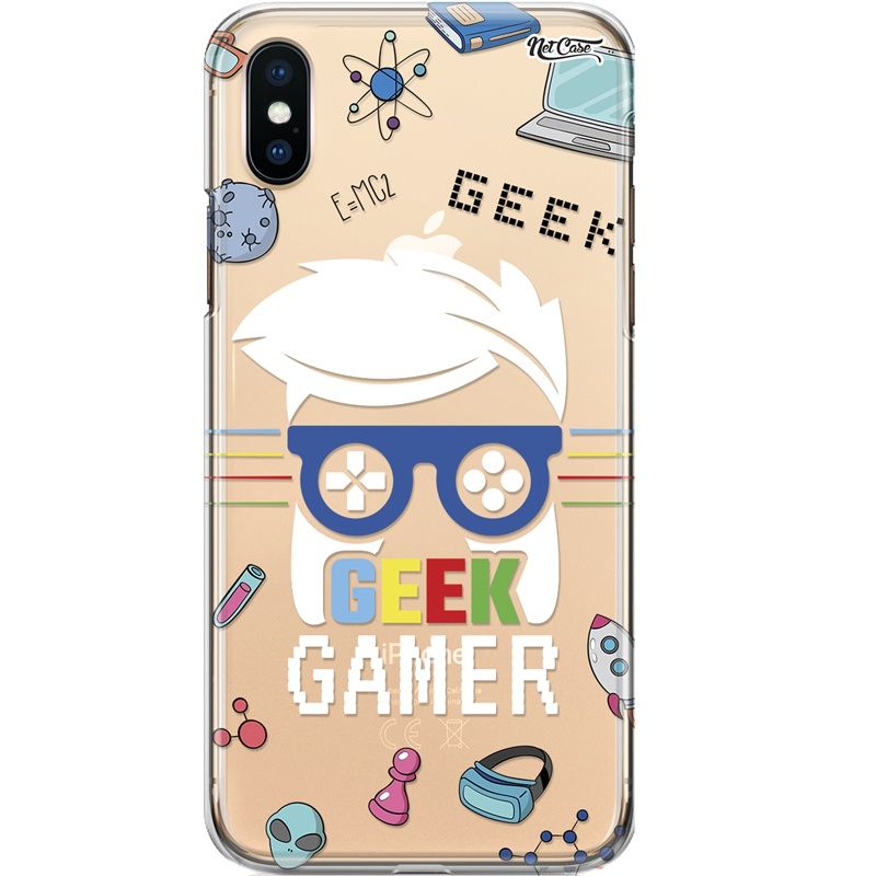 Capa Silicone NetCase Transparente Geek Gamer