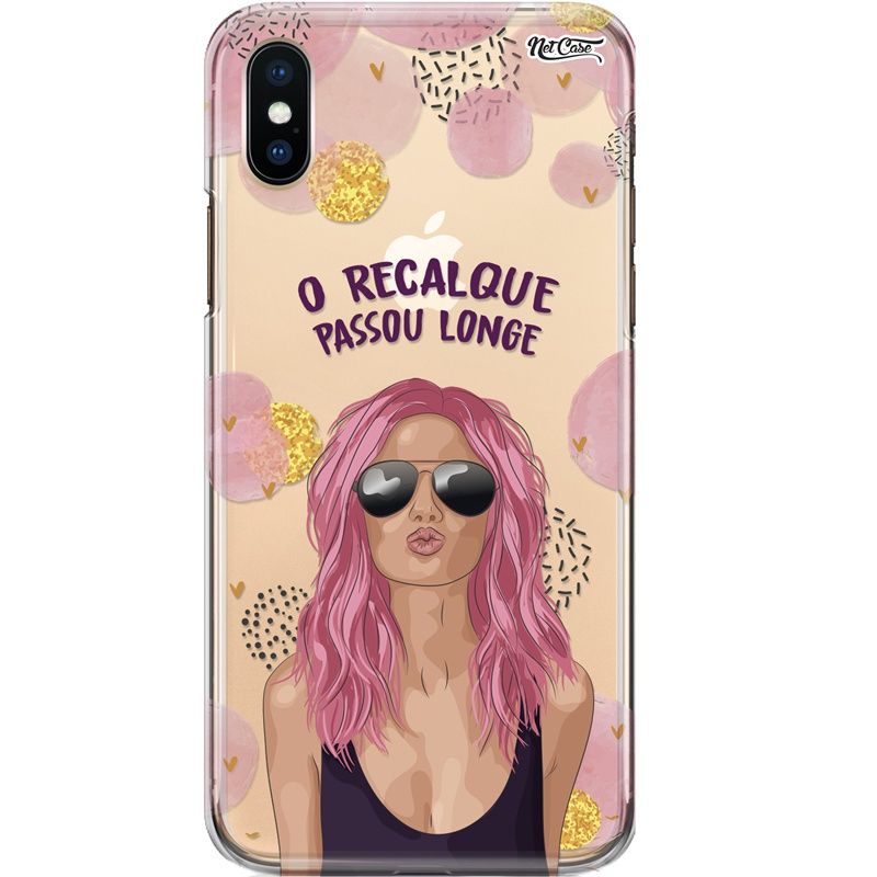 Capa Silicone NetCase Transparente O Recalque Passou Longe