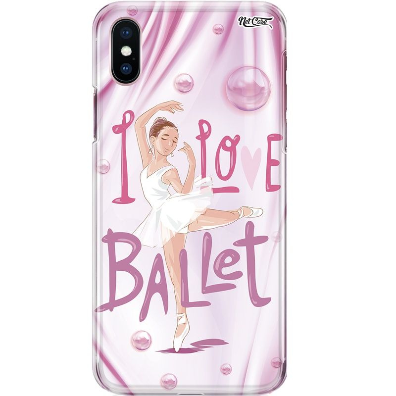 Capa Silicone NetCase Chapada Bailarina: I Love Ballet