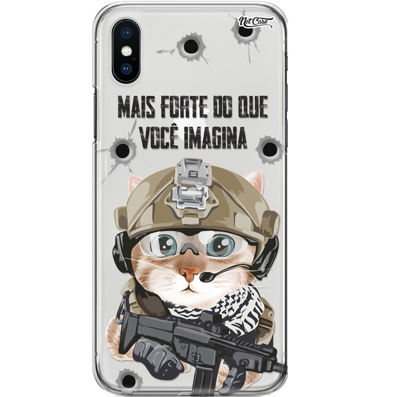 Capa Silicone NetCase Transparente Mais Forte do que Você Imagina