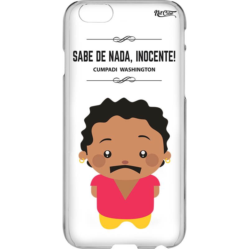 Capa Silicone NetCase Vazada 'Sabe de Nada, Inocente'!