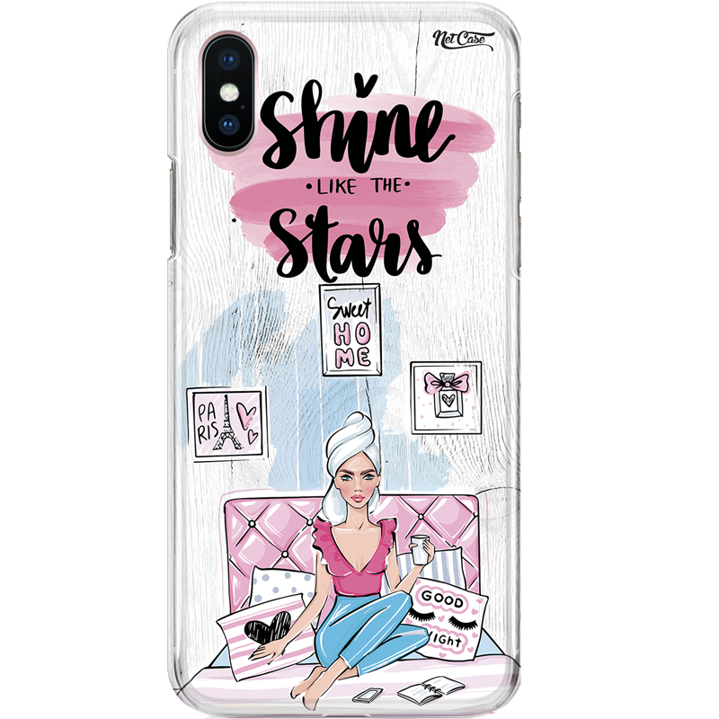 Capa Silicone NetCase Chapada Madeira Shine Like the Stars