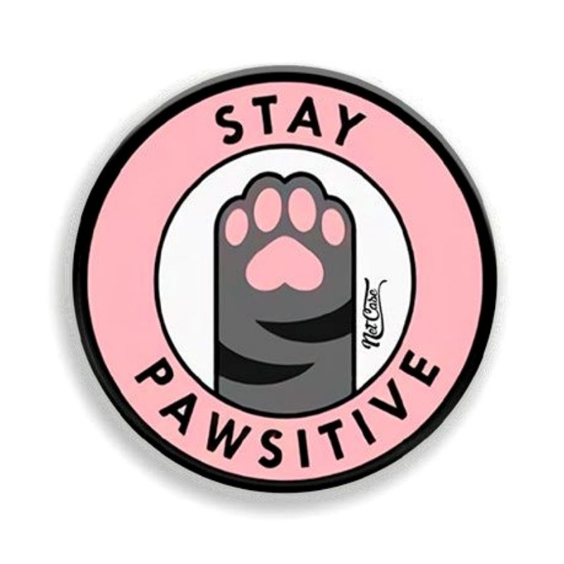 Suporte Pop Socket Netcase - Stay Pawsitive