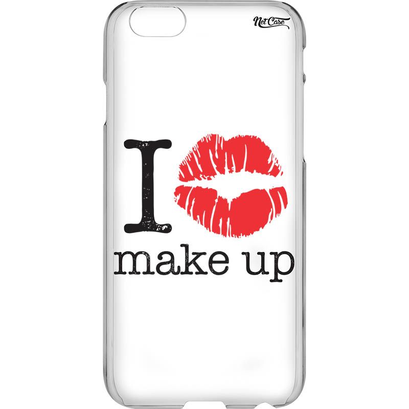 Capa Silicone NetCase Vazada I Love Make Up