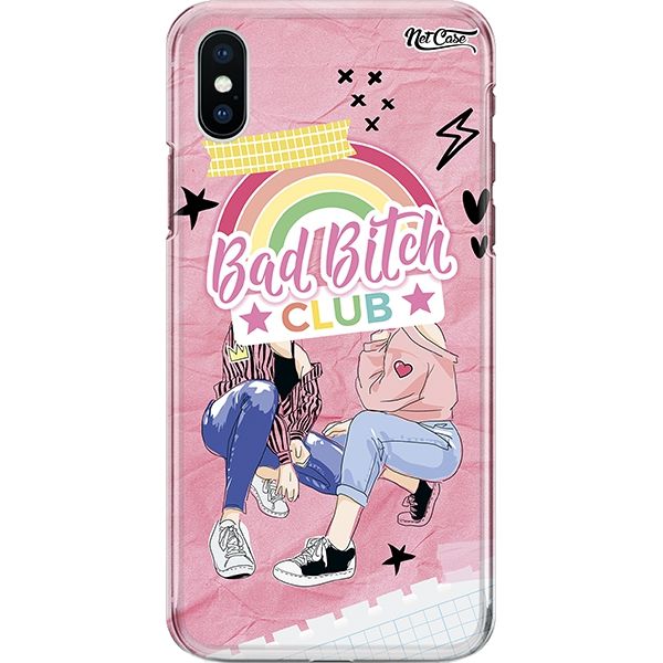 Capa Silicone NetCase Chapada Bad Bitch Club