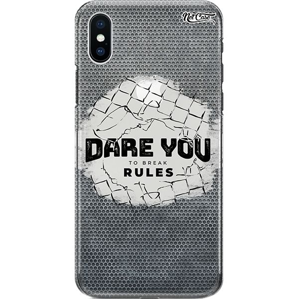 Capa Silicone NetCase Chapada Dare You to Break Rules