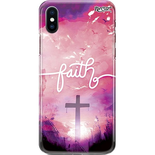 Capa Silicone NetCase Chapada Pintura Jardim: Faith