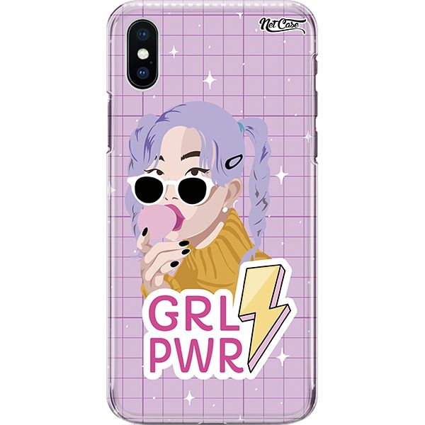 Capa Silicone NetCase Chapada Quadriculada GRL PWR