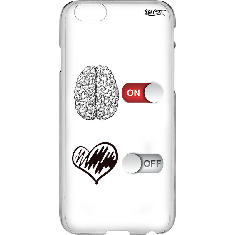 Capa Silicone NetCase Vazada Mind ON / Heart Off