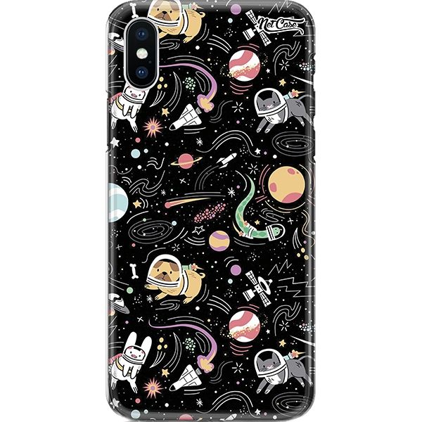 Capa Silicone NetCase Chapada Animals in Outer Space