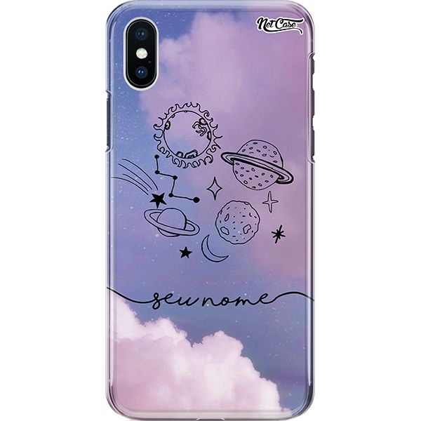 Capa Silicone NetCase Chapada Nome Planets in the Sky