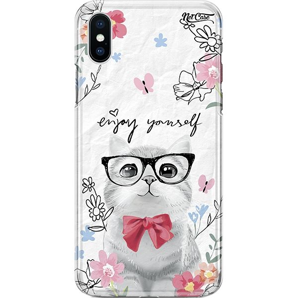 Capa Silicone NetCase Chapada Gato: Enjoy Yourself