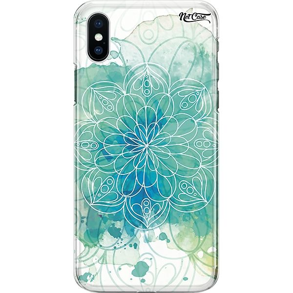 Capa Silicone NetCase Chapada White Mandala Tincture