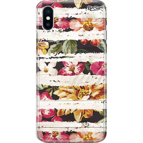 Capa Silicone NetCase Chapada Watercolor Colorful Summer Flowers