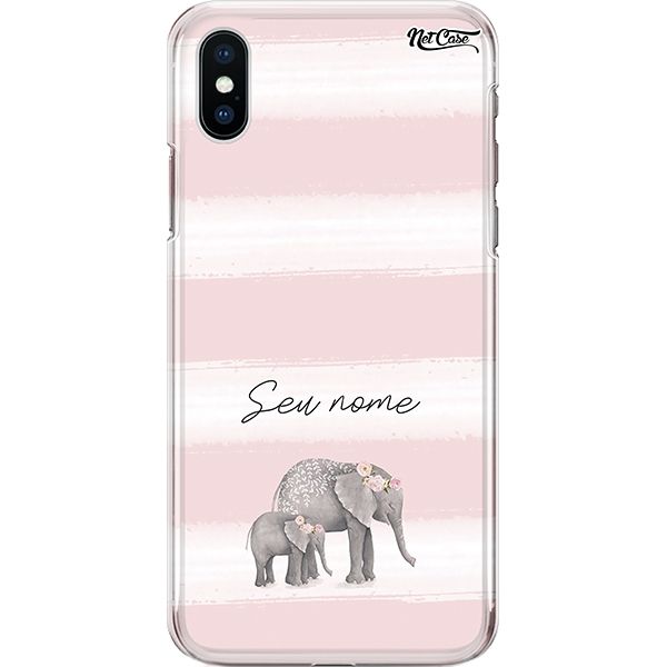 Capa Silicone NetCase Chapada Nome Elephants