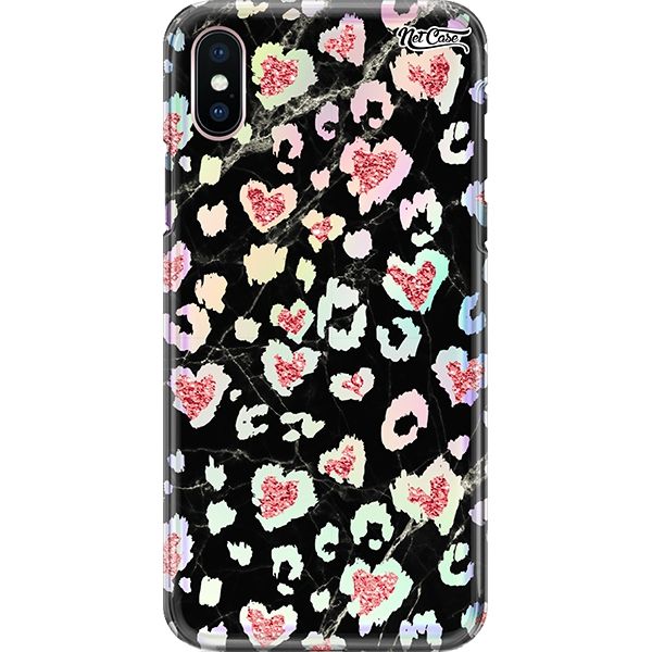 Capa Silicone NetCase Holográfica Jaguar Hearts