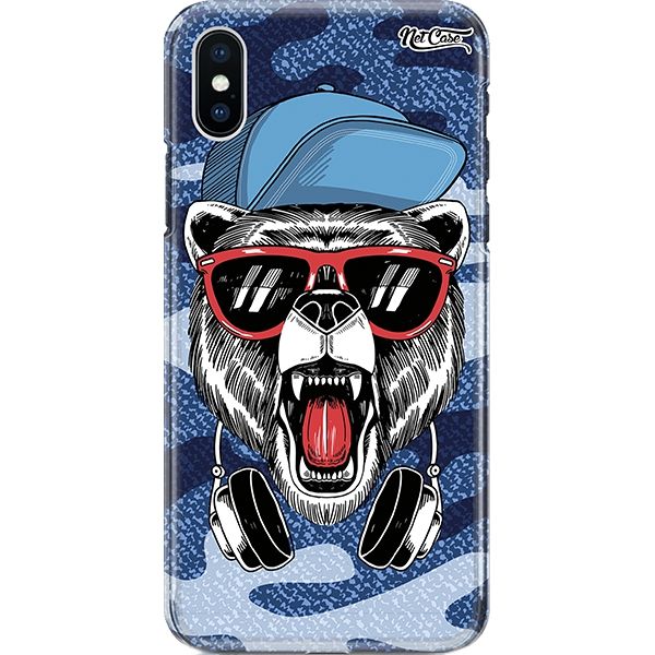 Capa Silicone NetCase Chapada Camuflada Bear DJ