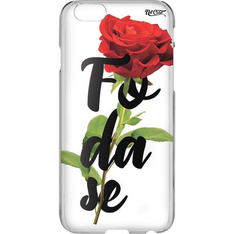 Capa Silicone NetCase Vazada Red Rose Fod*