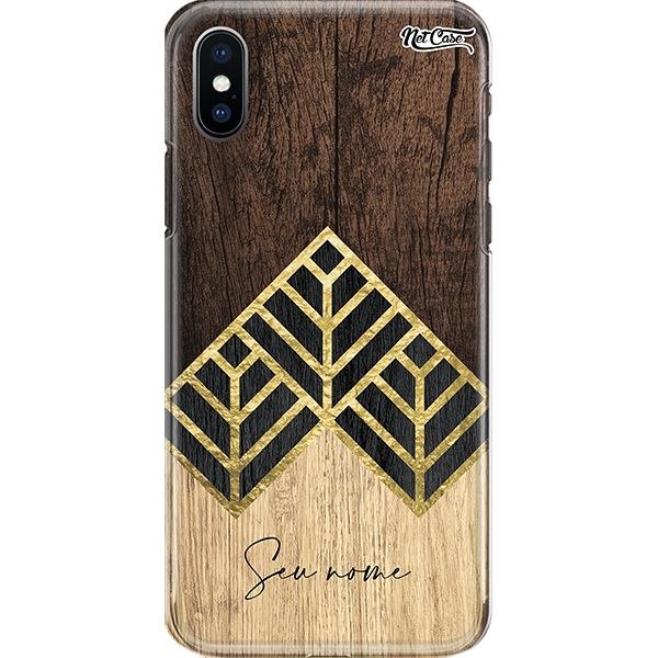 Capa Silicone NetCase Chapada Nome Pyrography