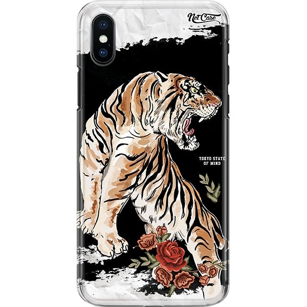 Capa Silicone NetCase Chapada Tigre: Tokyo Static of Mind