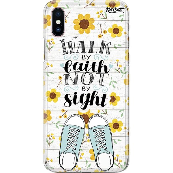 Capa Silicone NetCase Chapada Walk by Faith Not by Sight