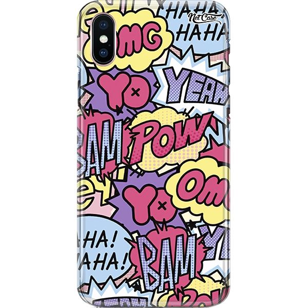 Capa Silicone NetCase Chapada Comic Balloons