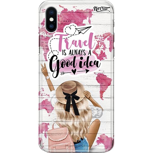 Capa Silicone NetCase Chapada Girl World: Travel is Always a Good Idea