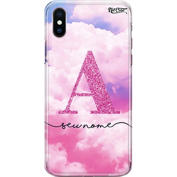 Capa Silicone NetCase Chapada Nome Pink Clouds